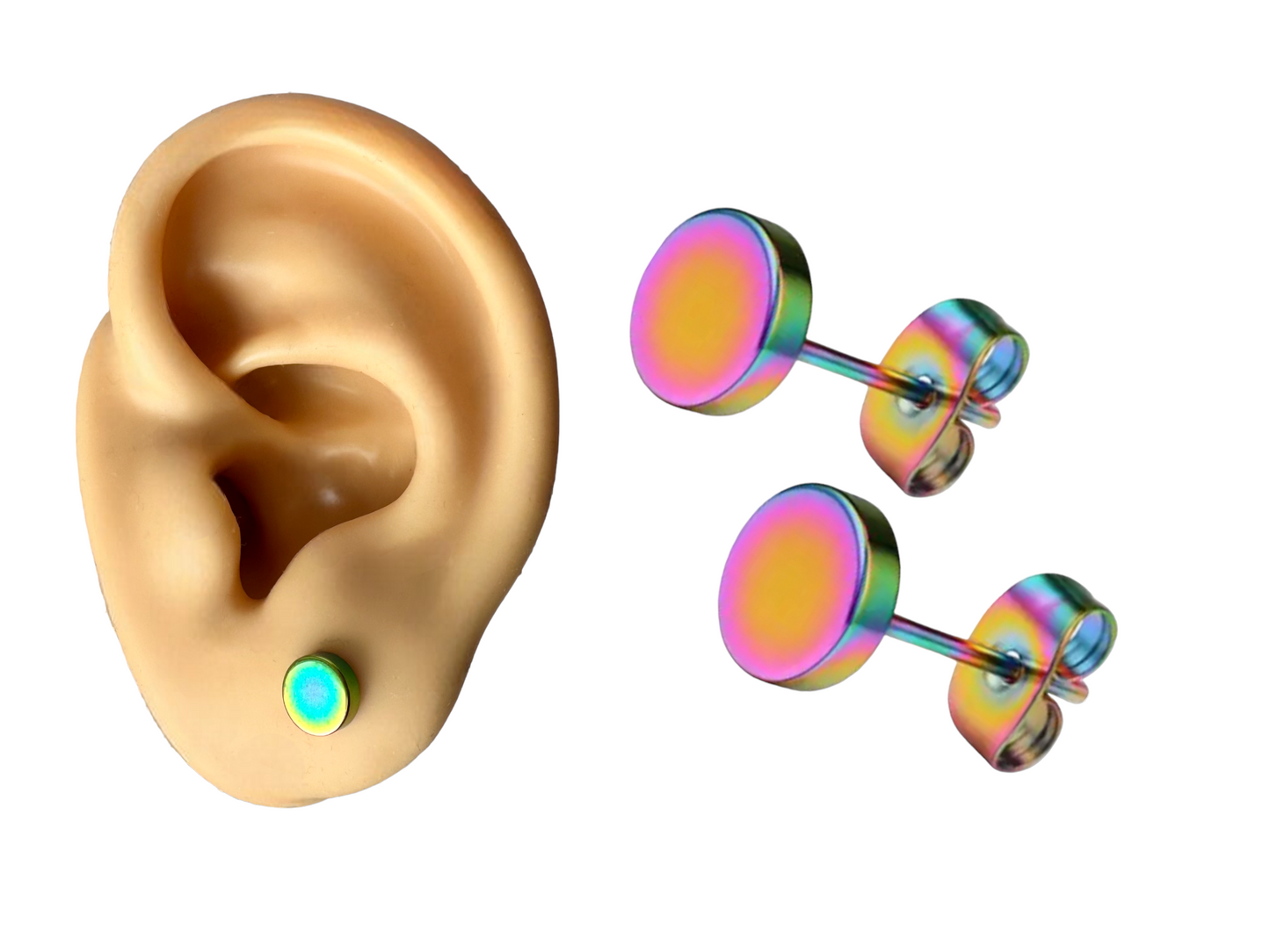 Black Stud Earrings KM Trendy