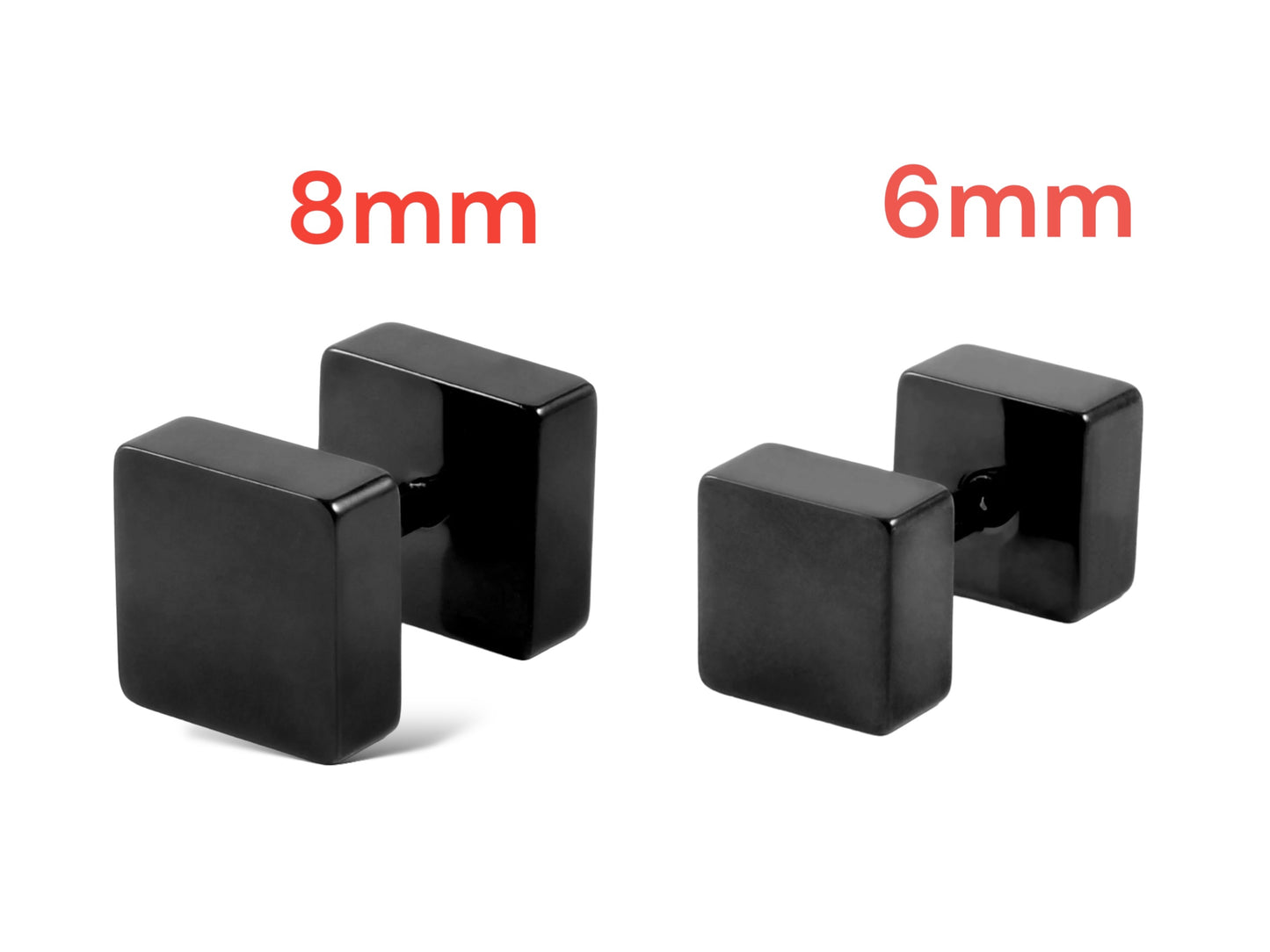 Stud Square Earring in stainless steel MK Trendy