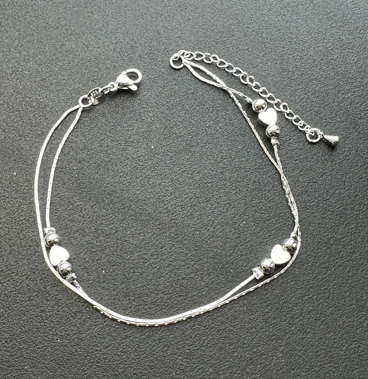 Sterling Silver Anklet, Silver Anklet Bracelet, Gift for her Anklet. Birthday Gift, Boho Jewelry, Silver Anklet, Gold Anklet