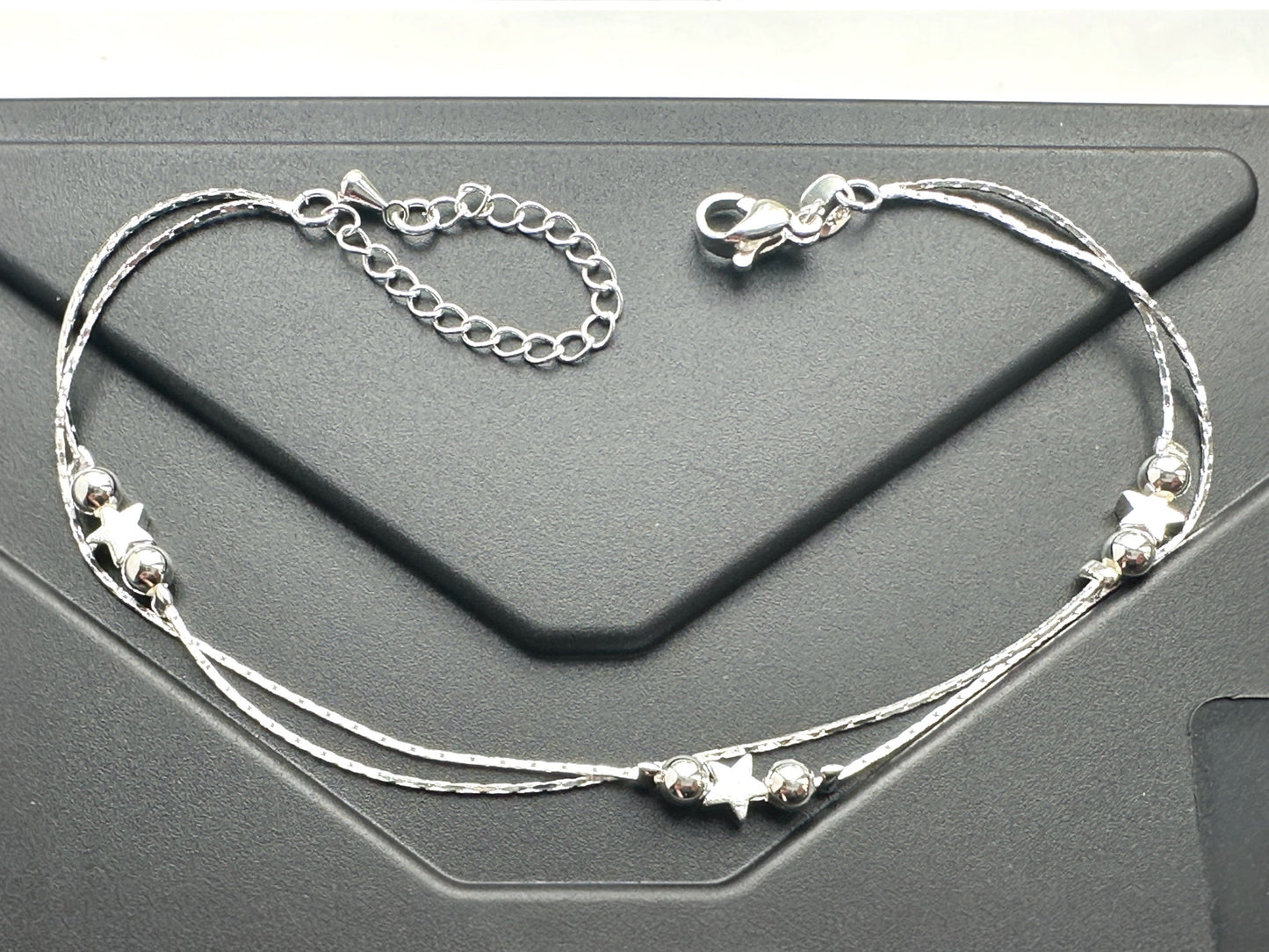 Sterling Silver Anklet, Silver Anklet Bracelet, Gift for her Anklet. Birthday Gift, Boho Jewelry, Silver Anklet, Gold Anklet