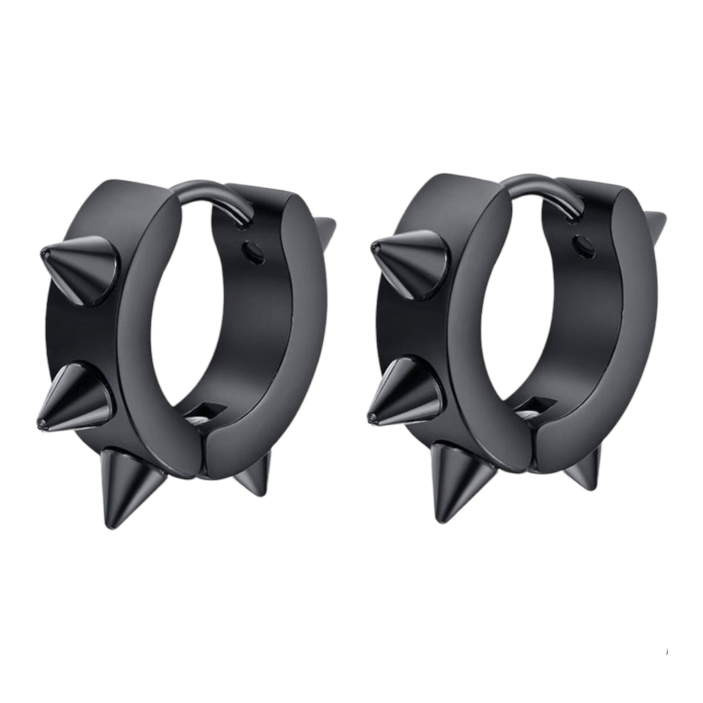 Spiked Hoop Earring High Quality Stainless Steel Earrings MK Trendy