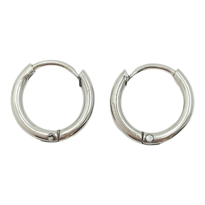 Small Thin Hoop Earrings 18K Gold Plated