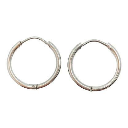 Small Thin Hoop Earrings 18K Gold Plated