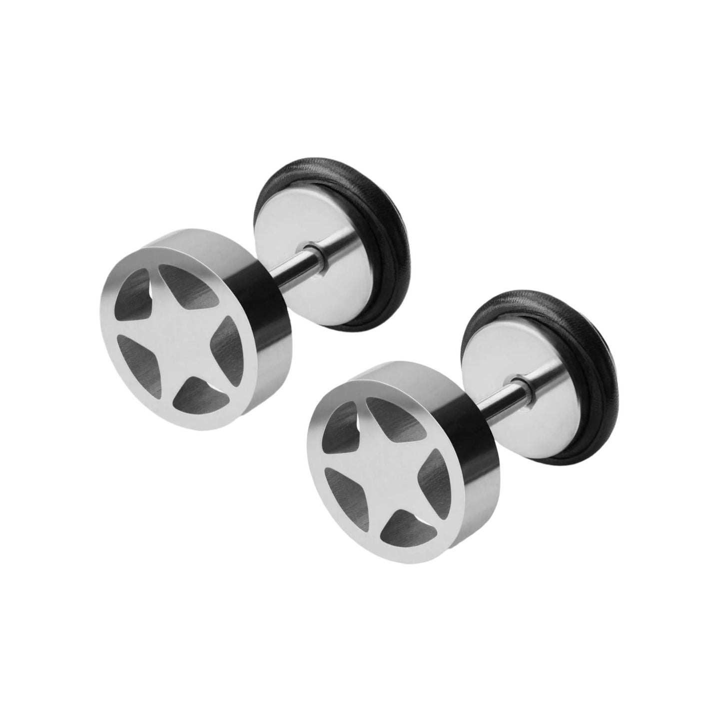 Black Star Earrings this trendy earring for the definitive Man & Women