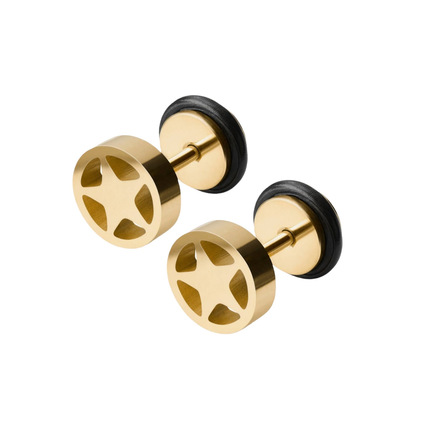 Black Star Earrings this trendy earring for the definitive Man & Women