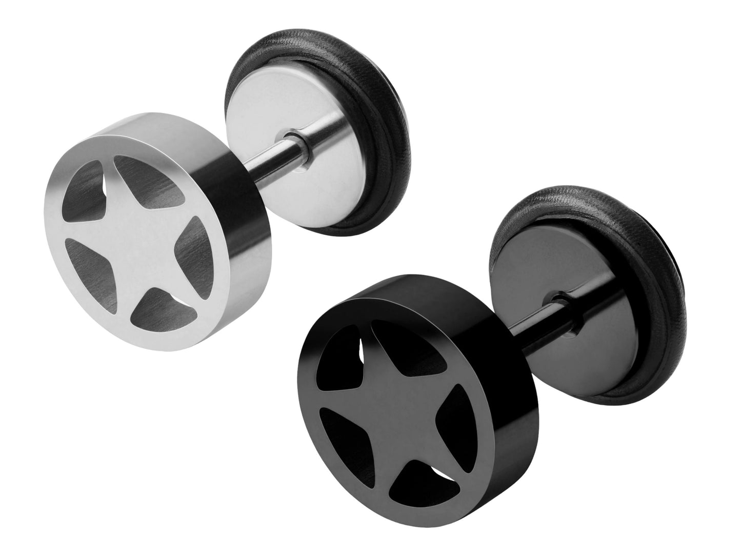 Stud Star Earrings Made With Stainless Steel