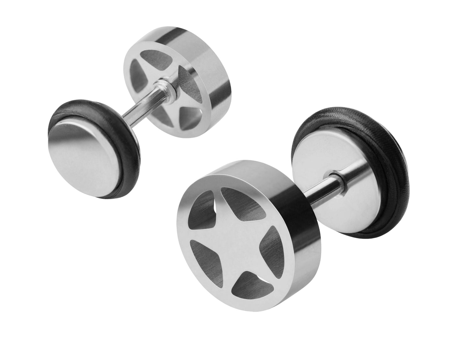 Stud Star Earrings Made With Stainless Steel