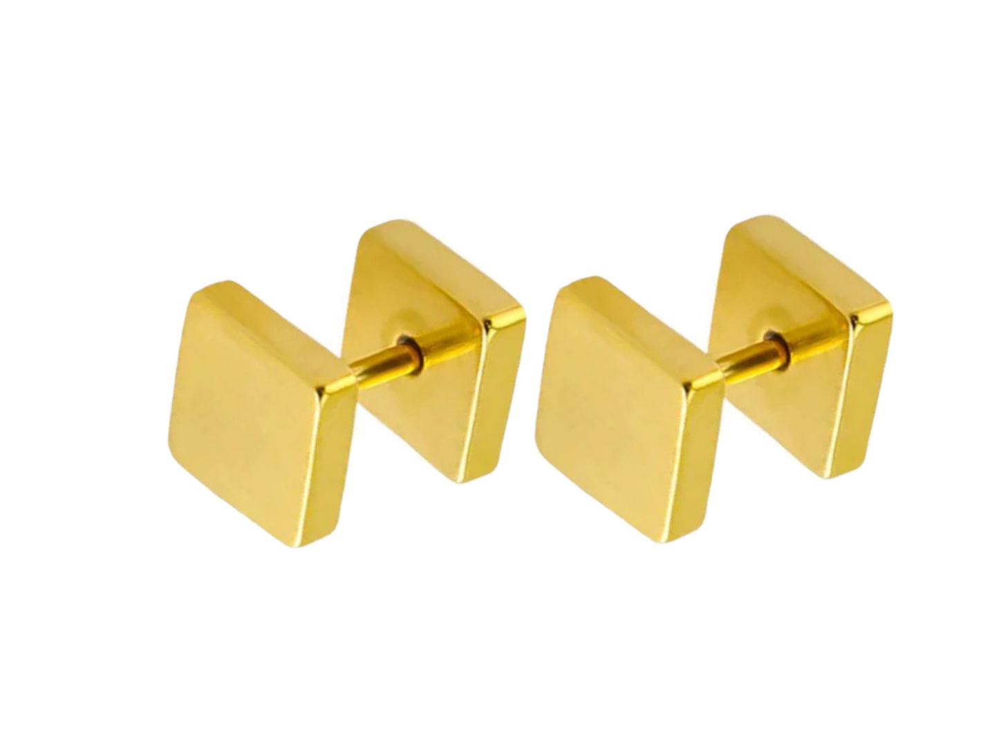 Stud Square Earring in stainless steel