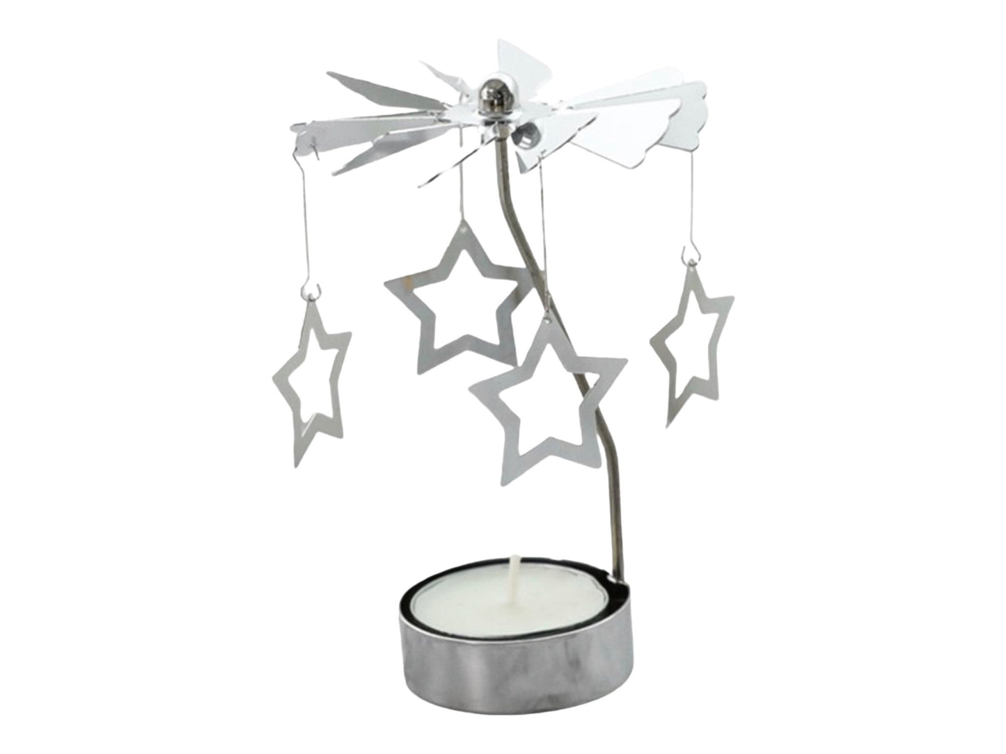 Rotary Carousel Spinning Tea light Candle Holder, Christmas Gift